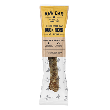 Vital Essentials Raw Bar Freeze-Dried Duck Necks Dog Treat