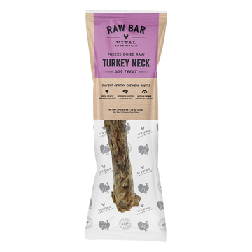 Vital Essentials Raw Bar Freeze-Dried Turkey Necks Dog Treat