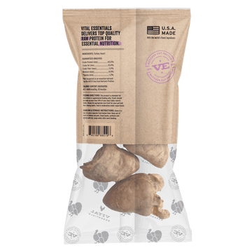 Vital Essentials Raw Bar - Freeze-Dried Turkey Hearts (Treat For Dogs)