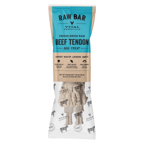 Vital Essentials Raw Bar - Freeze-Dried Beef Tendon (Treat For Dogs)