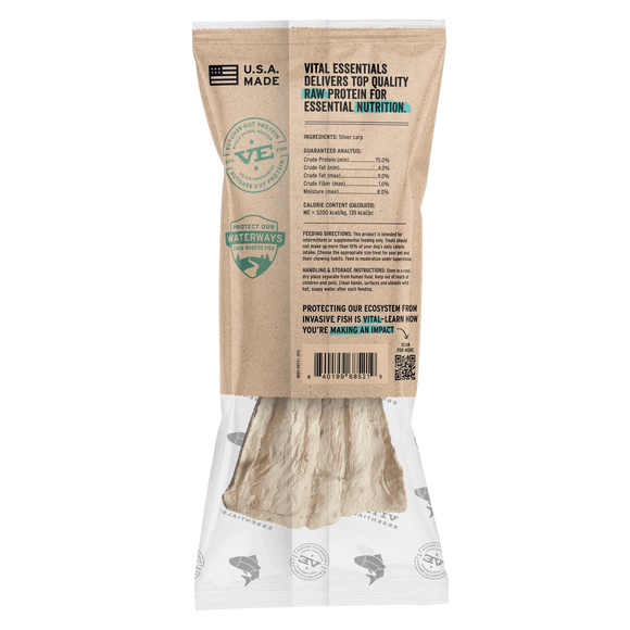 Vital Essentials Raw Bar - Freeze-Dried Silver Carp Filet (Treat For Dogs)