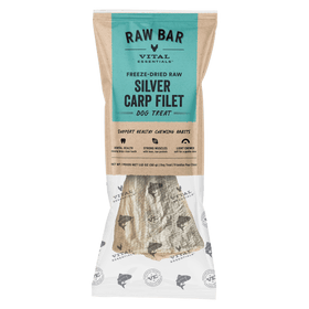 Vital Essentials Raw Bar - Freeze-Dried Silver Carp Filet (Treat For Dogs)