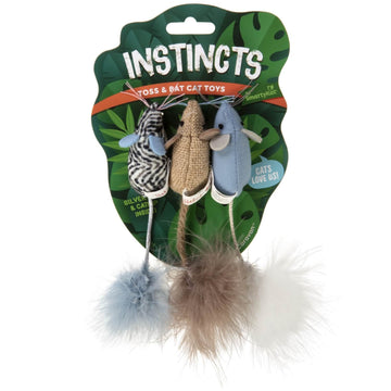 Instincts Catnip Caravan Toss & Bat cat toys