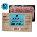 Vital Essentials Frozen Raw Beef Entree Patties for Dogs 4.7 lb