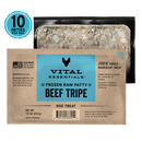 Vital Essentials Frozen Raw Beef Tripe Patties Dog Treats 4.7 lb