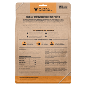 Vital Essentials Micro Nibs - Freeze-Dried Pork & Lamb Entree (For Cats)