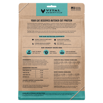 Vital Essentials Micro Nibs - Freeze-Dried Salmon & Tuna Entree (For Cats)