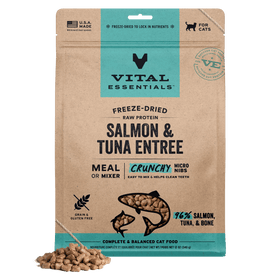 Vital Essentials Micro Nibs - Freeze-Dried Salmon & Tuna Entree (For Cats)