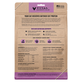 Vital Essentials Micro Nibs - Freeze-Dried Turkey & Duck Entree (For Cats)