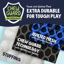 GoDog Tough Guard Curtis Crab Plush Dog Toy