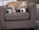 GoDog Fuzzy Wuzzy Lamb Chew Guard Plush Dog Toy