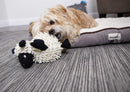 GoDog Fuzzy Wuzzy Lamb Chew Guard Plush Dog Toy
