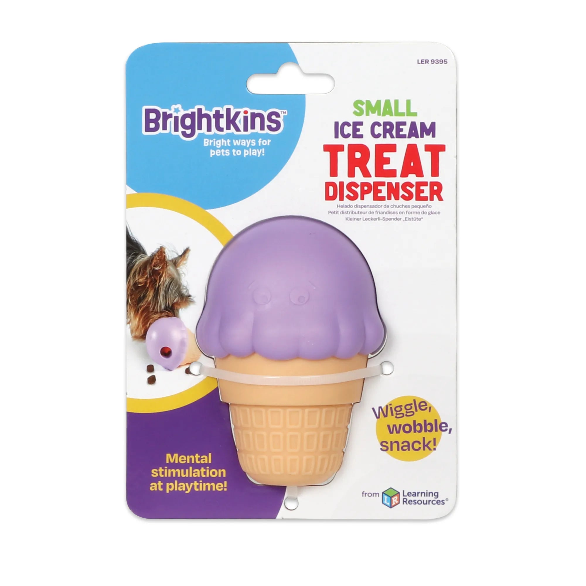 Brightkins - Large Ice Cream Cone Treat Dispenser (For Dogs)