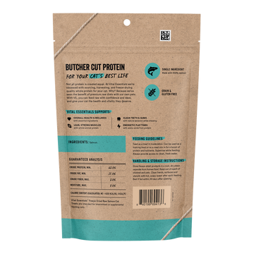 Vital Essentials Freeze-Dried Diced Salmon Treats (For Cats)