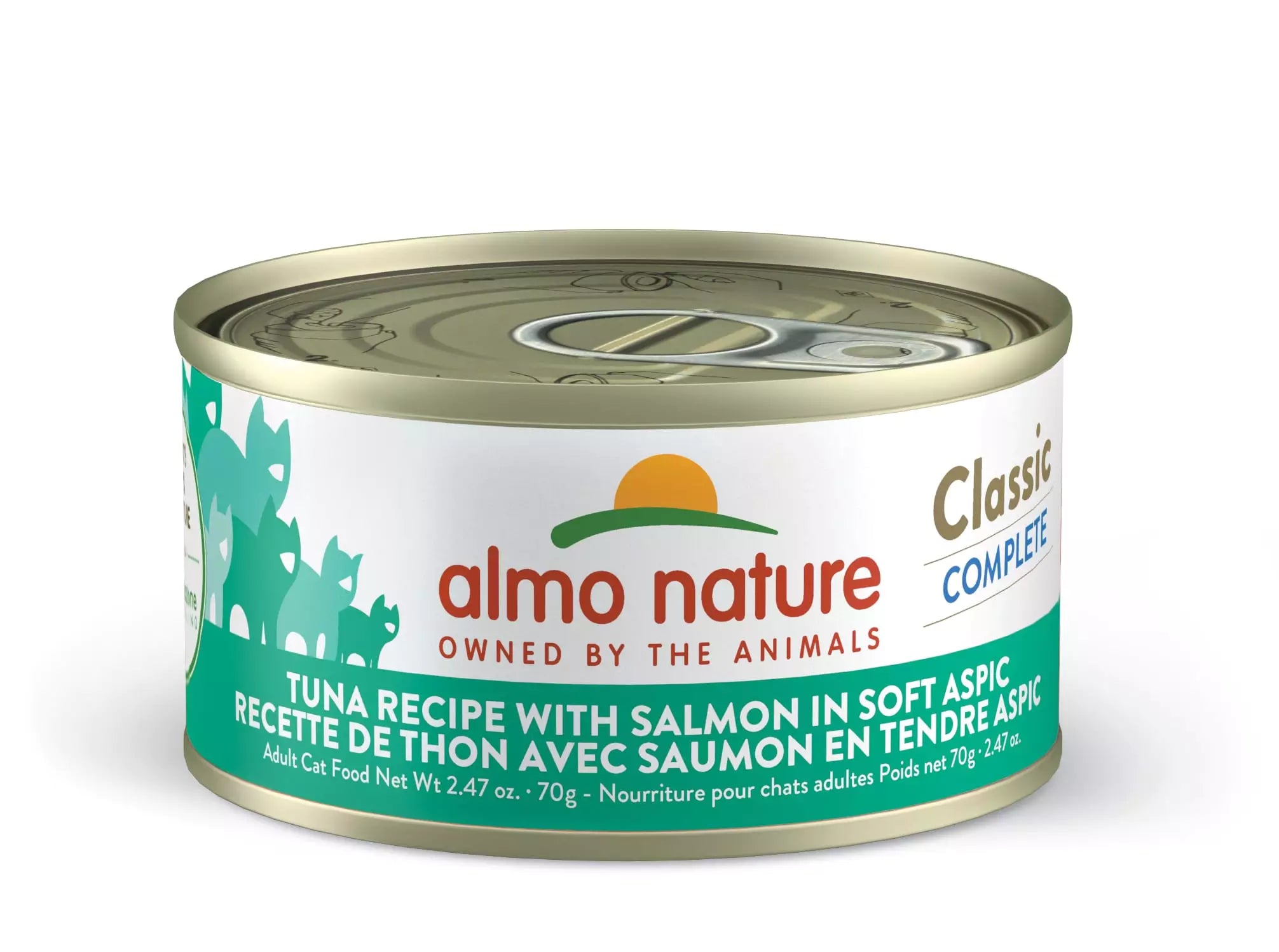Almo Nature - Classic Complete Tuna With Salmon In Soft Aspic (Wet Cat Food)