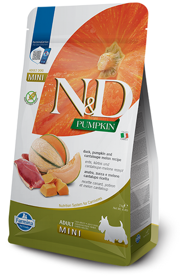 Farmina - N&D Pumpkin - Duck, Cantaloupe & Pumpkin Mini (Dry Dog Food)