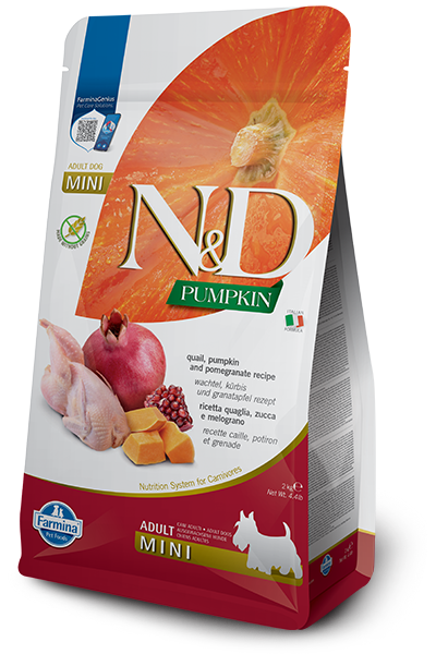 Farmina - N&D Pumpkin - Quail, Pomegranate & Pumpkin Mini (Dry Dog Food)