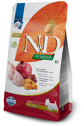 Farmina - N&D Pumpkin - Quail, Pomegranate & Pumpkin Mini (Dry Dog Food)