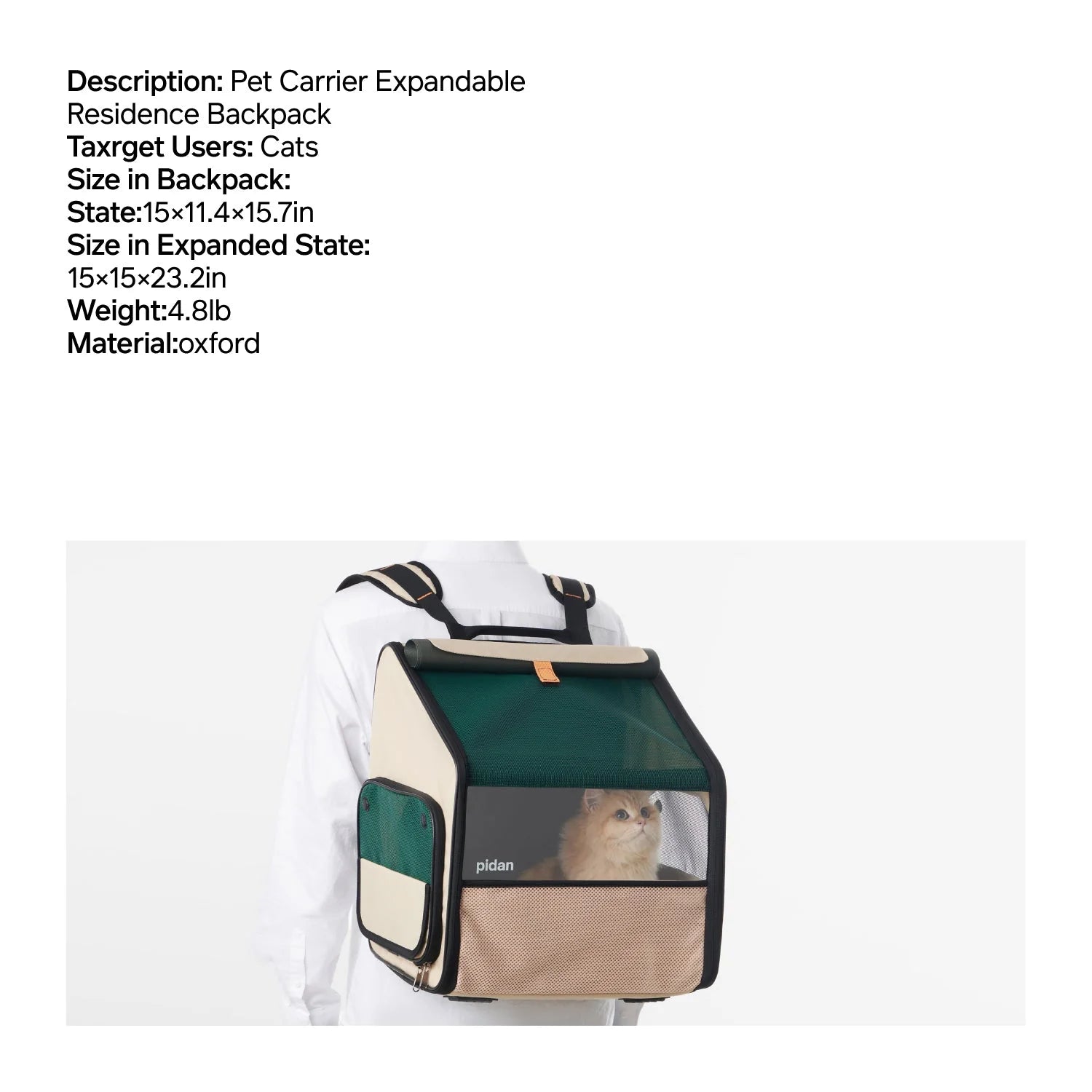 pidan - Expandable Backpack