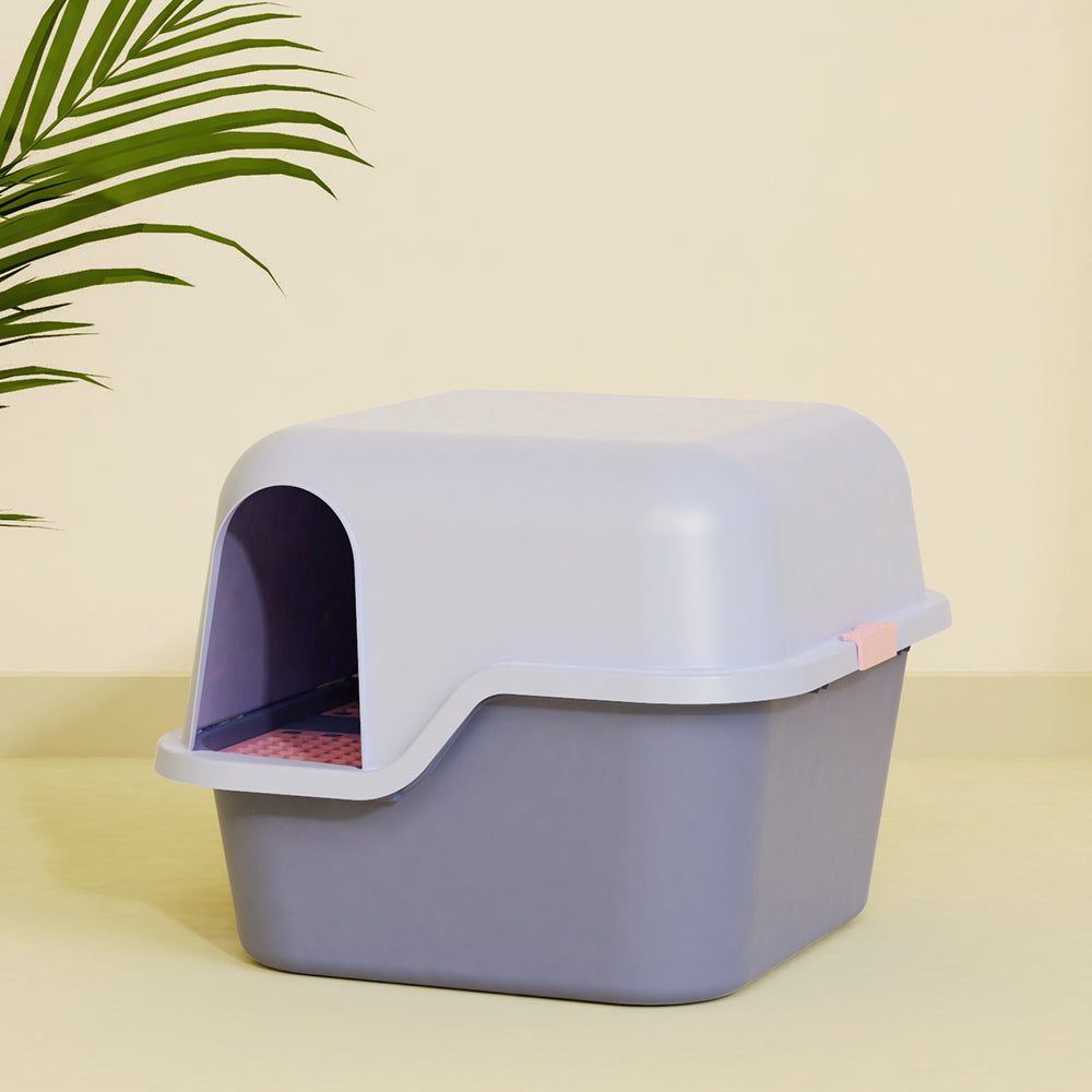 One For Pets - Cubox Cat Litter Box (Include Litter Scoop)
