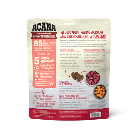 Acana - High-Protein Biscuits - Crunchy Beef Liver Recipe (For Dogs)