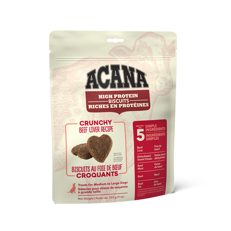Acana - High-Protein Biscuits - Crunchy Beef Liver Recipe (For Dogs)