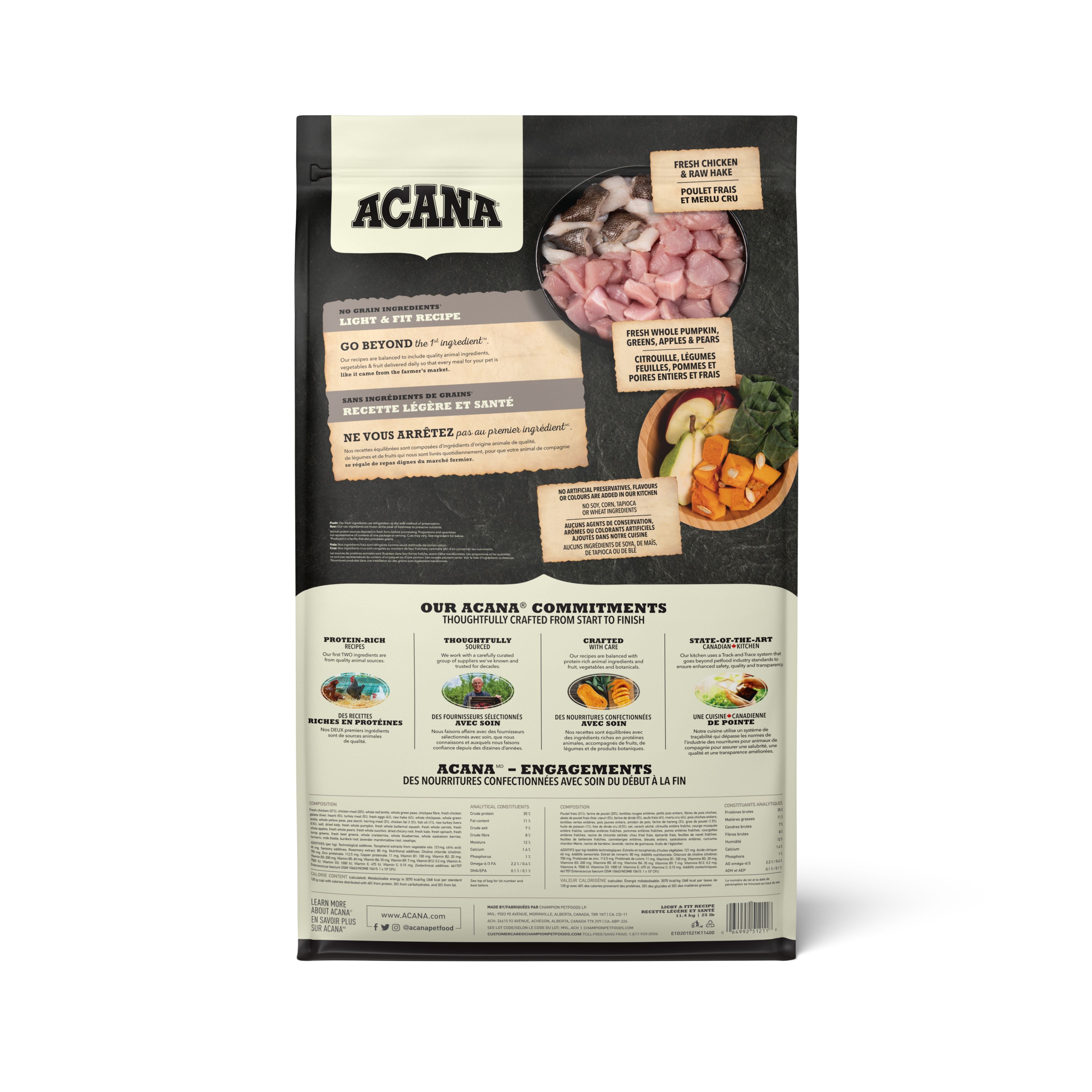 Acana - Light & Fit Reipe (Dry Dog Food)