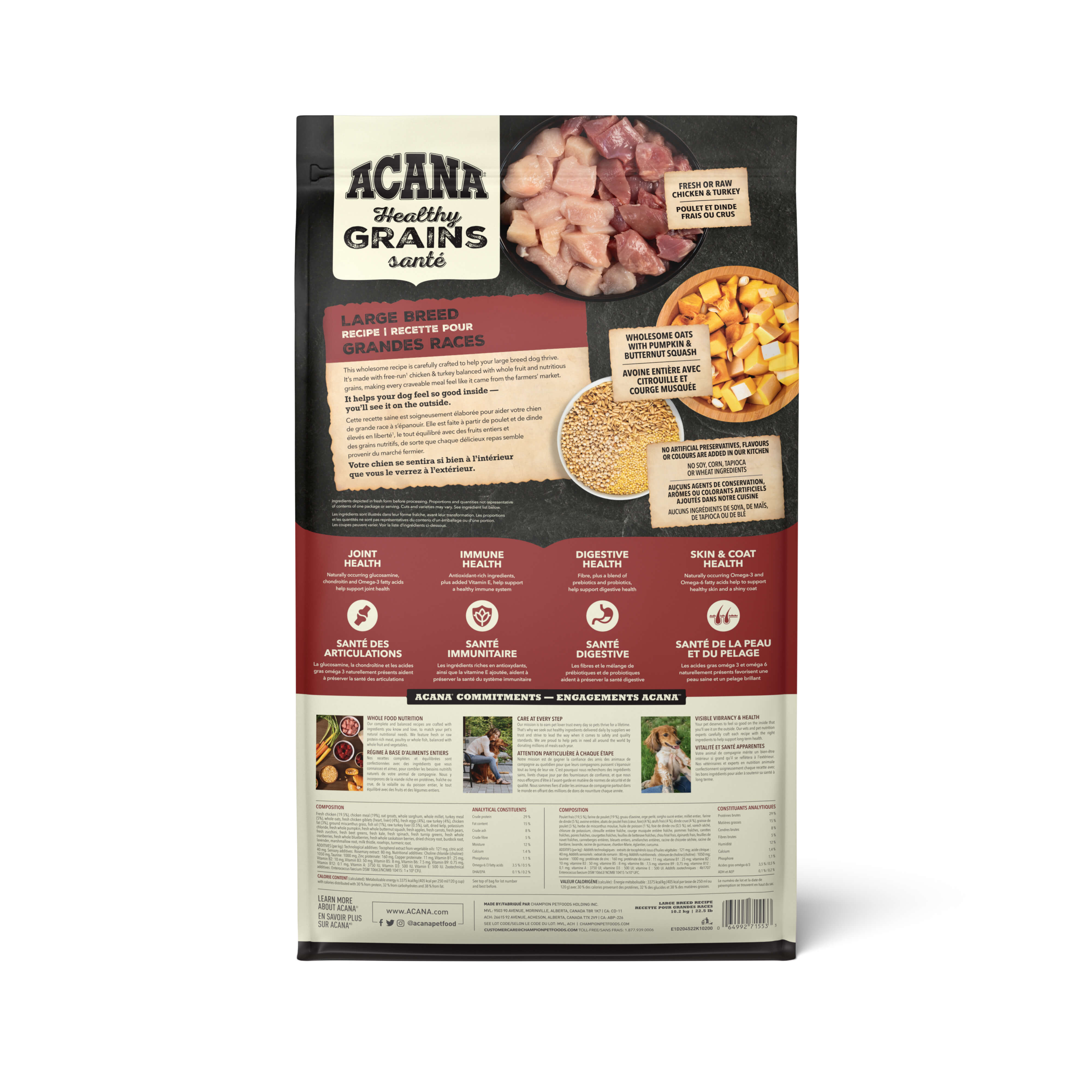 Acana - Healthy Grains - Large Breed Recipe (Dry Dog Food)