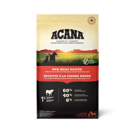 ACANA Red Meat Recipe grain-free dry dog food bag