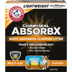 ARM & HAMMER - Clump & Seal AbsorbX - Lightweight Clumping Cat Litter (Multi-Cat)