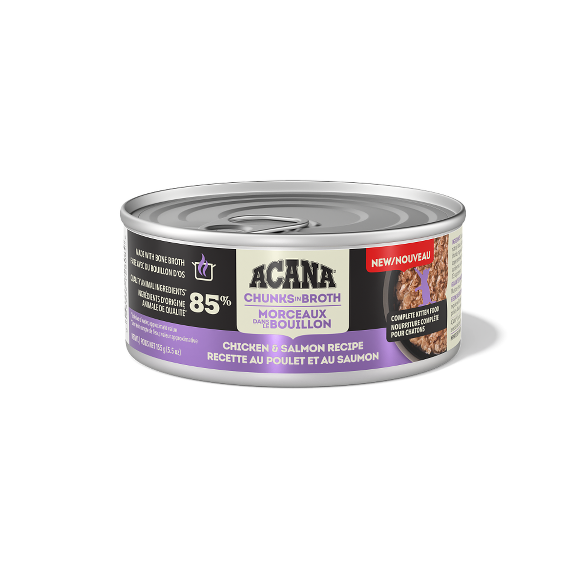 Acana - Chunks in Broth - Chicken & Salmon Kitten Recipe (Wet Kitten Food)