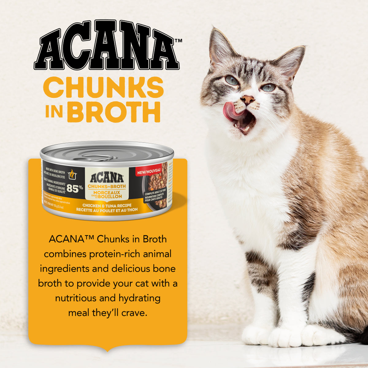 Acana - Chunks in Broth - Chicken & Tuna Recipe (Wet Cat Food)