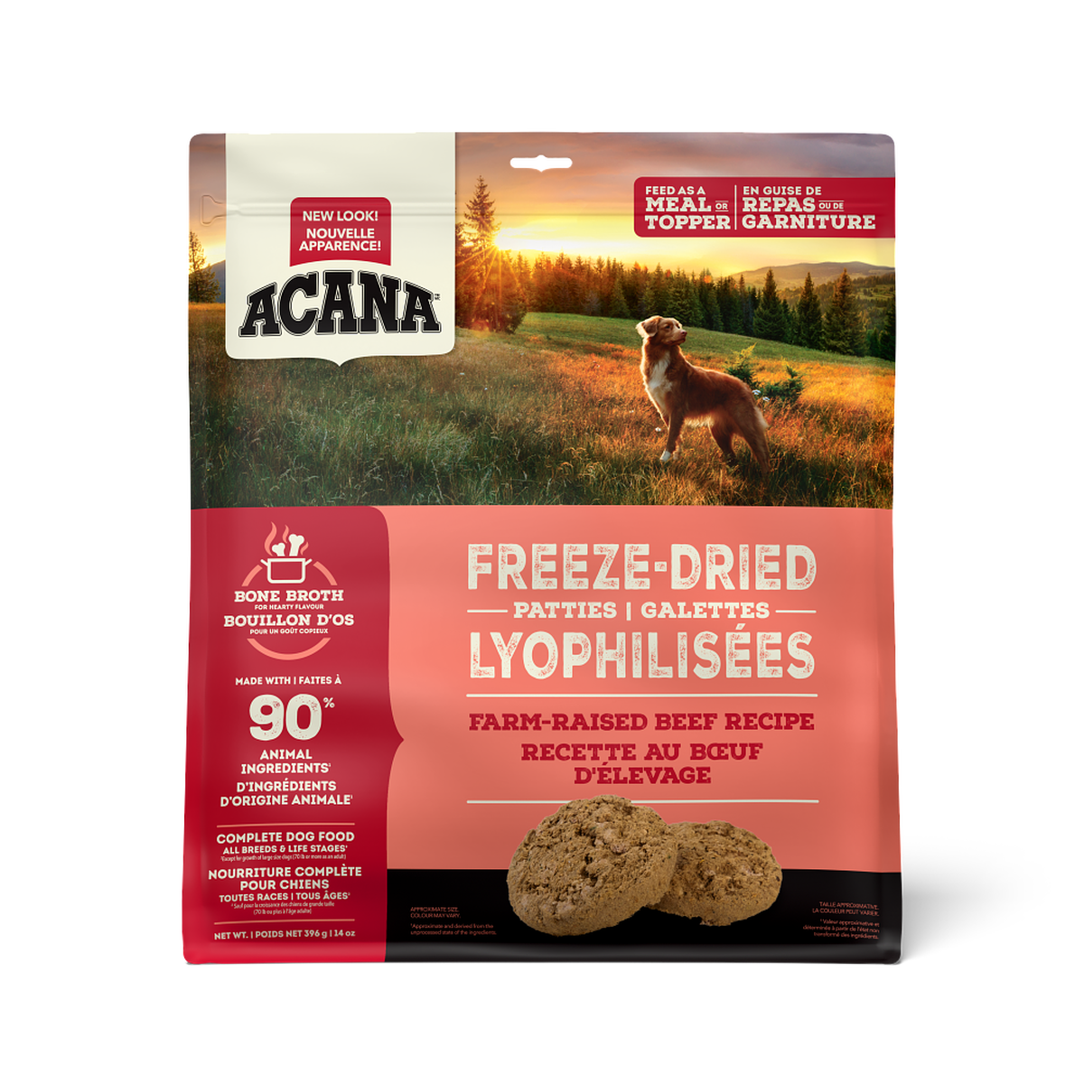 Acana - Freeze-Dried Beef Recipe Patties (For Dogs)