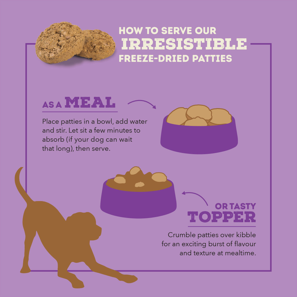 Acana - Freeze-Dried Duck Recipe Patties (For Dogs)
