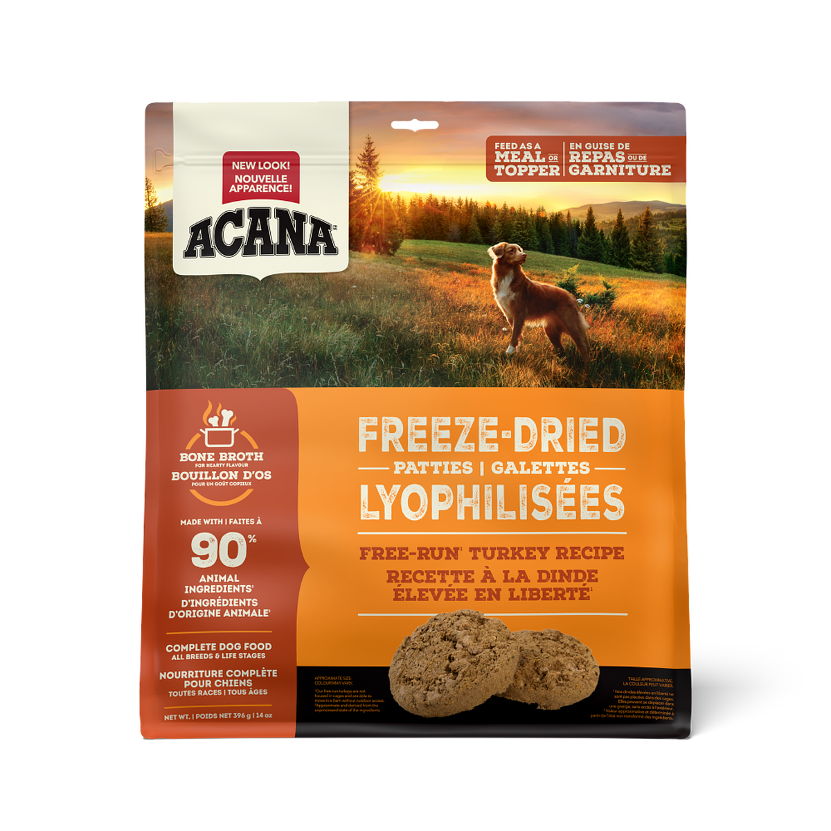 Acana - Freeze-Dried Free-Run Turkey Recipe Patties (For Dogs)
