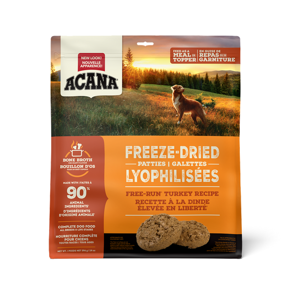 Acana - Freeze-Dried Free-Run Turkey Recipe Patties (For Dogs)