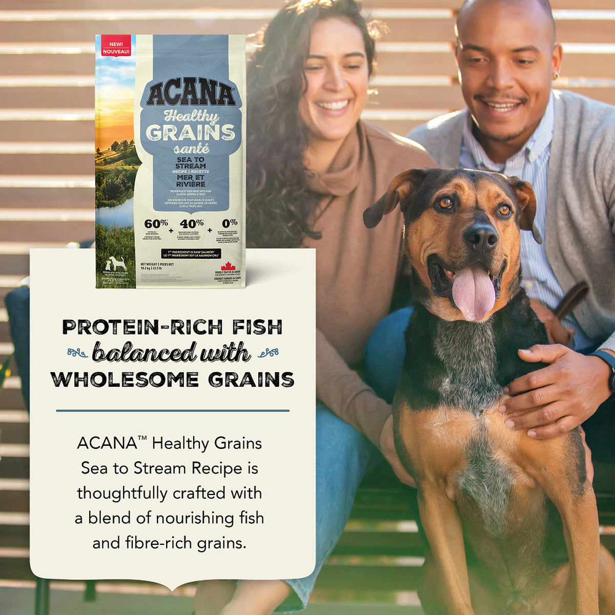 Acana - Healthy Grains -Sea to Stream Recipe (Dry Dog Food)