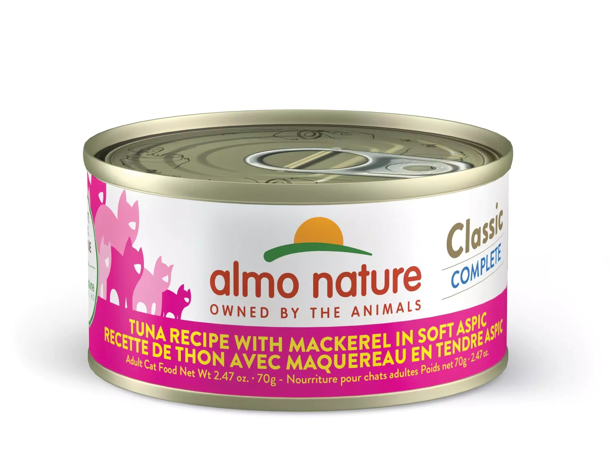 Almo Nature - Classic Complete Tuna Recipe With Mackerel In Soft Aspic (Wet Cat Food)