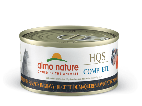  Almo Nature - HQS Complete Mackerel Recipe with Pumpkin in Gravy (Wet Cat Food)