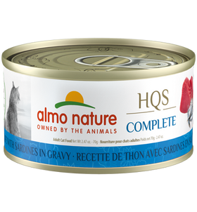 Almo Nature - HQS Complete Tuna Recipe with Sardines in Gravy | Wet Cat Food Toronto