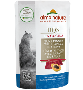 Almo Nature - HQS La Cucina Tuna Dinner with Papaya in Gravy | Wet Cat Food