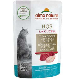 Almo Nature - HQS La Cucina Tuna Dinner with Sole in Jelly (Wet Cat Food)