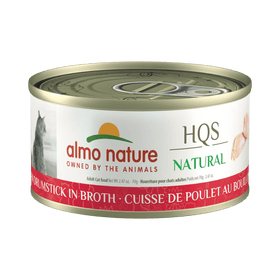 Almo Nature - HQS Natural Chicken Drumstick in Broth (Wet Cat Food)