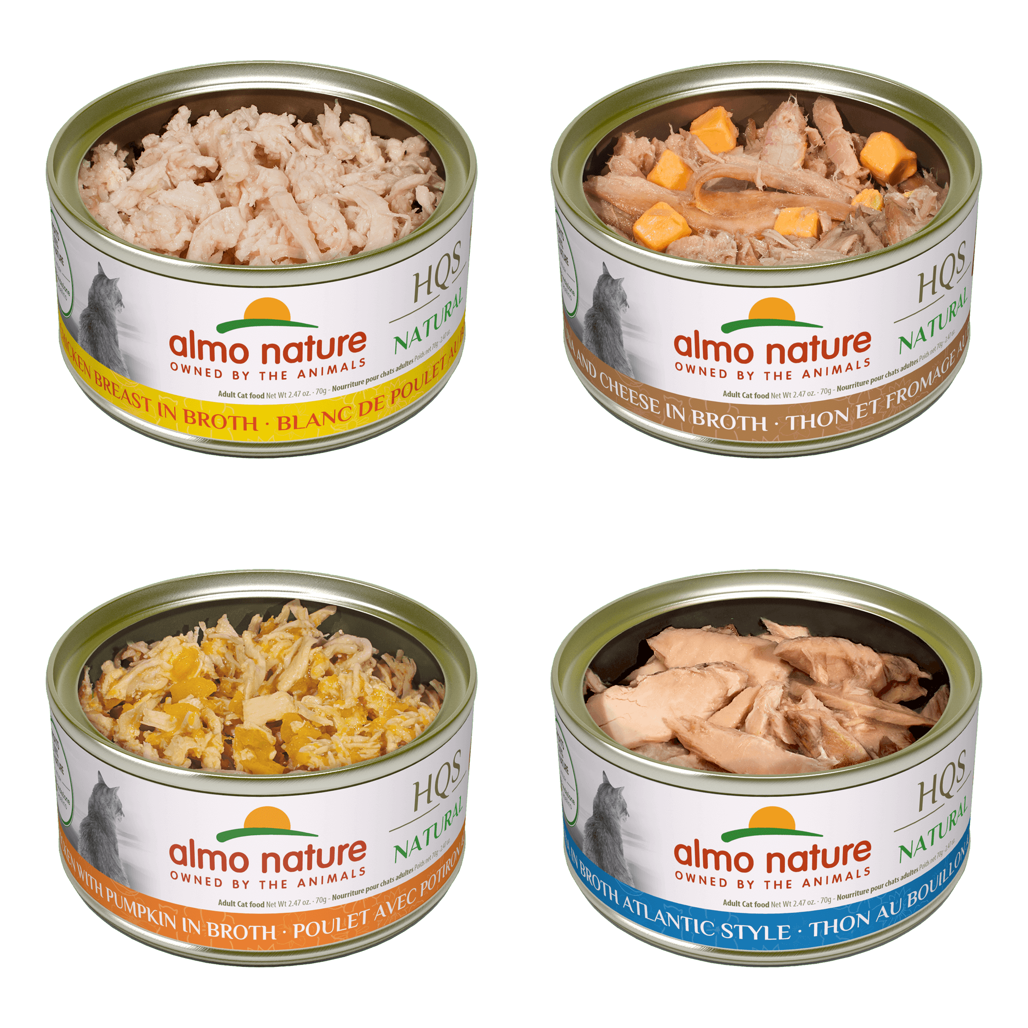 Almo Nature - HQS Natural Chicken & Tuna Variety Pack (Wet Cat Food)