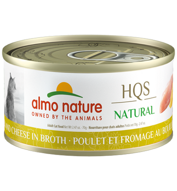 Almo Nature - HQS Natural Chicken and Cheese in Broth (Wet Cat Food)