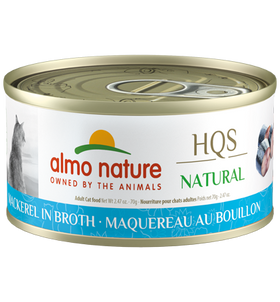 Almo Nature - HQS Natural Mackerel in Broth (Wet Cat Food)