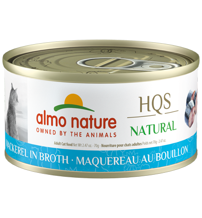 Almo Nature - HQS Natural Mackerel in Broth (Wet Cat Food)