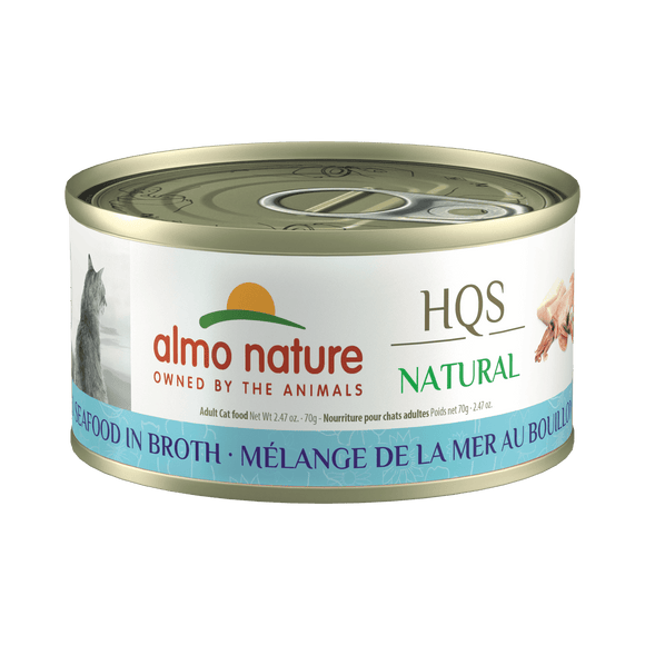 Almo Nature - HQS Natural Mixed Seafood in Broth (Wet Cat Food)