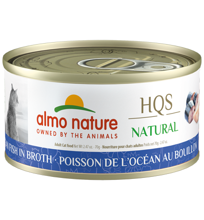 Almo Nature - HQS Natural Ocean Fish in Broth (Wet Cat Food)