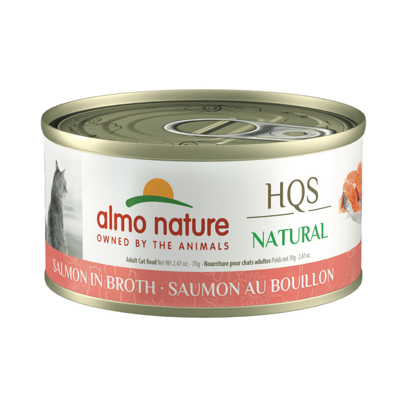 Almo Nature - HQS Natural Salmon in Broth (Wet Cat Food)